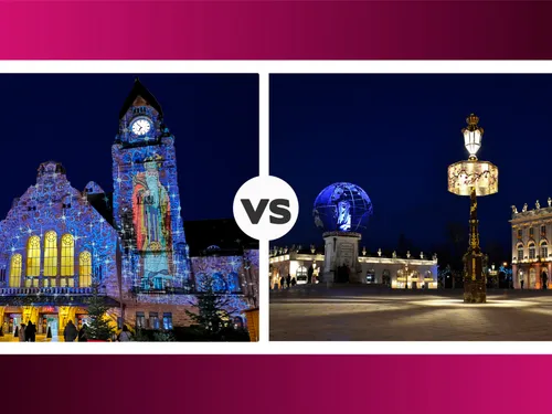 Place Stanislas à Nancy ou Gare de Metz: il faut choisir!
